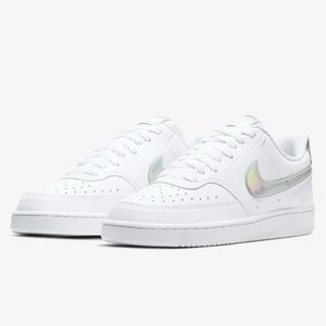 Nike Court Vision Low Women white multi color size 7.5 sneaker shoes! New on box
